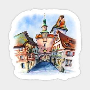 Rothenburg ob der Tauber, Bavaria Sticker